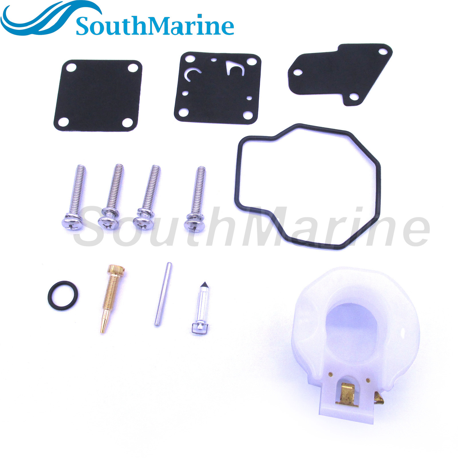Boat Motor 6E3-W0093-00 Outboard Carburetor Repair Kit for Yamaha 4HP 5HP 4M 5M 5C Outboard Engine