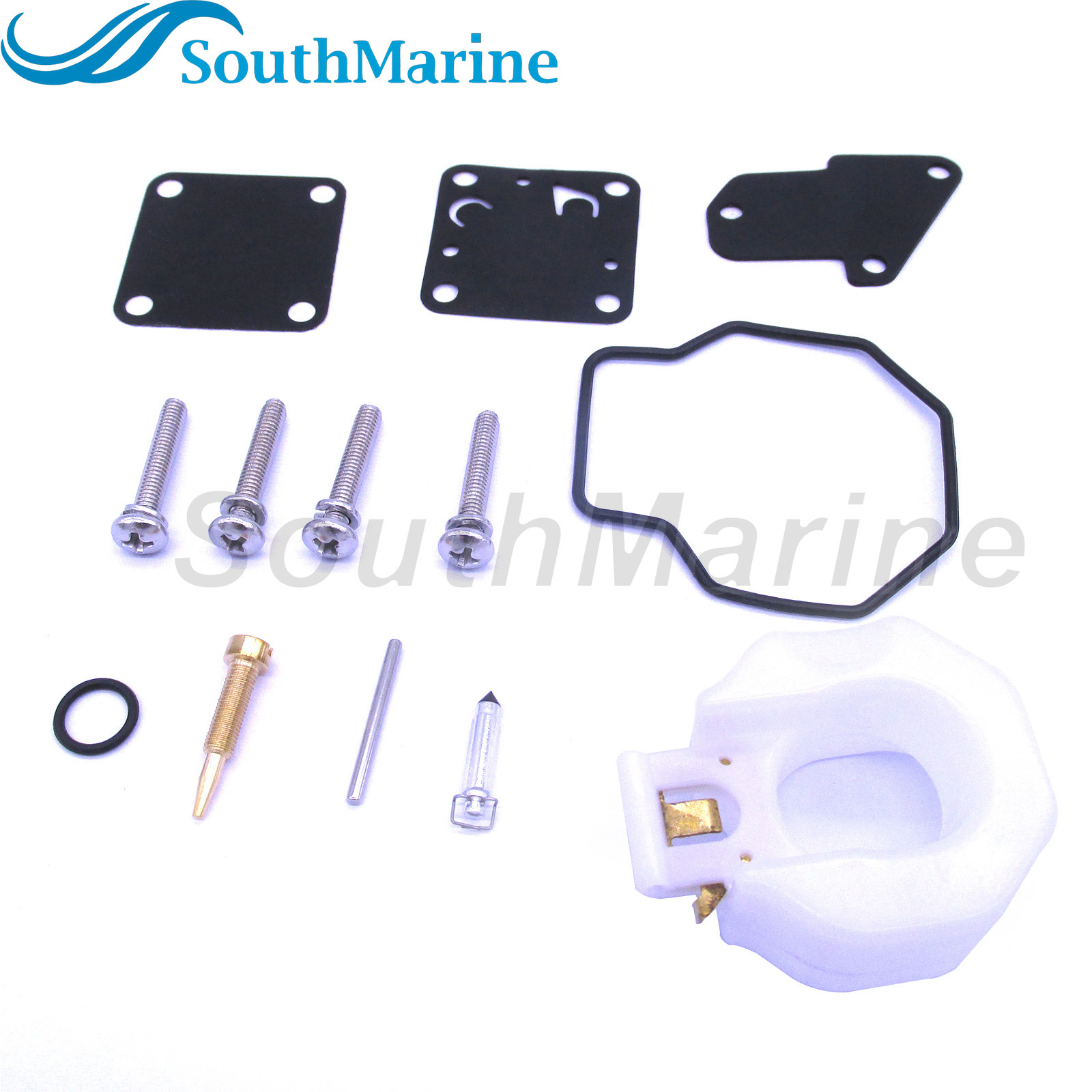 Boat Motor 6E3-W0093-00 Outboard Carburetor Repair Kit for Yamaha 4HP 5HP 4M 5M 5C Outboard Engine