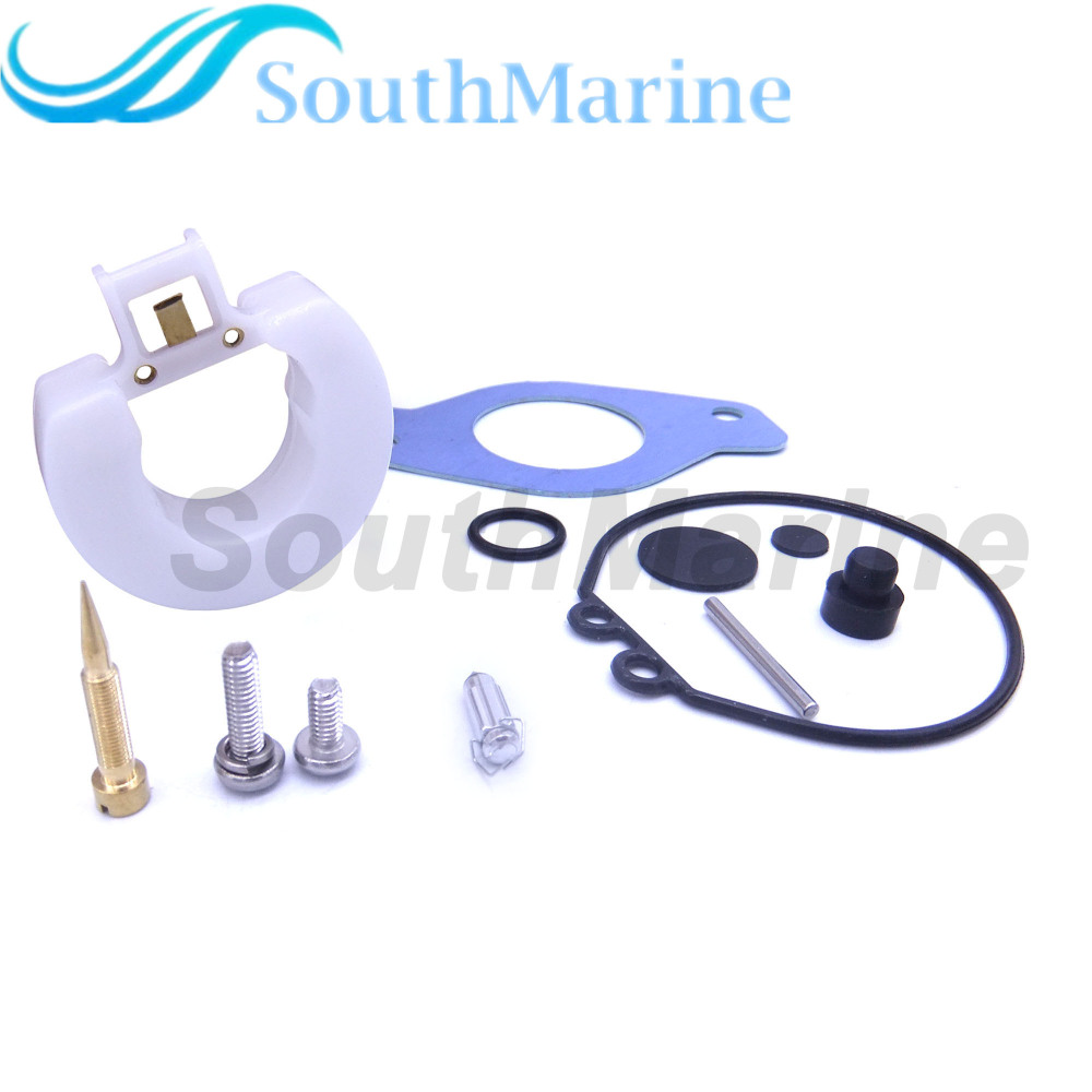 Boat Motor 6H3-W0093-00 6H3-W0093-01 6H3-W0093-02 Carburetor Repair Kit for Yamaha Outboard Engine 70HP, fits Sierra 18-7766