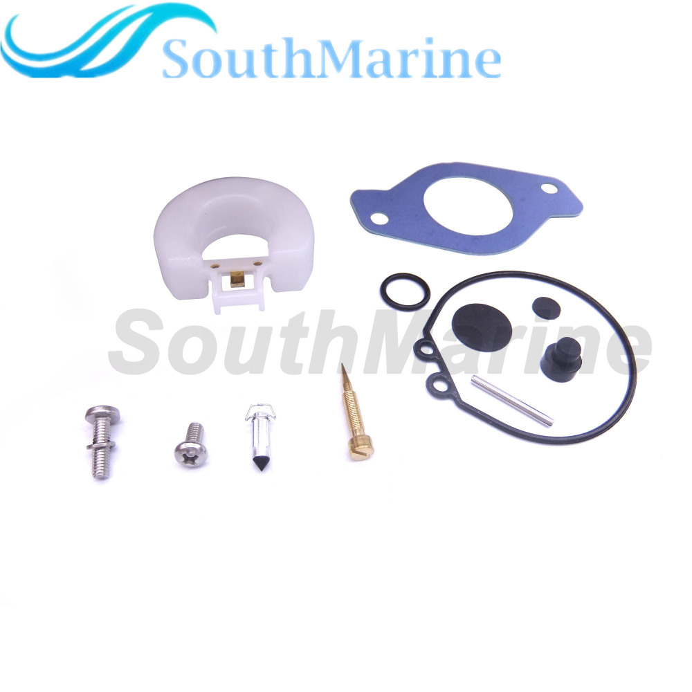Boat Motor 6H3-W0093-00 6H3-W0093-01 6H3-W0093-02 Carburetor Repair Kit for Yamaha Outboard Engine 70HP, fits Sierra 18-7766