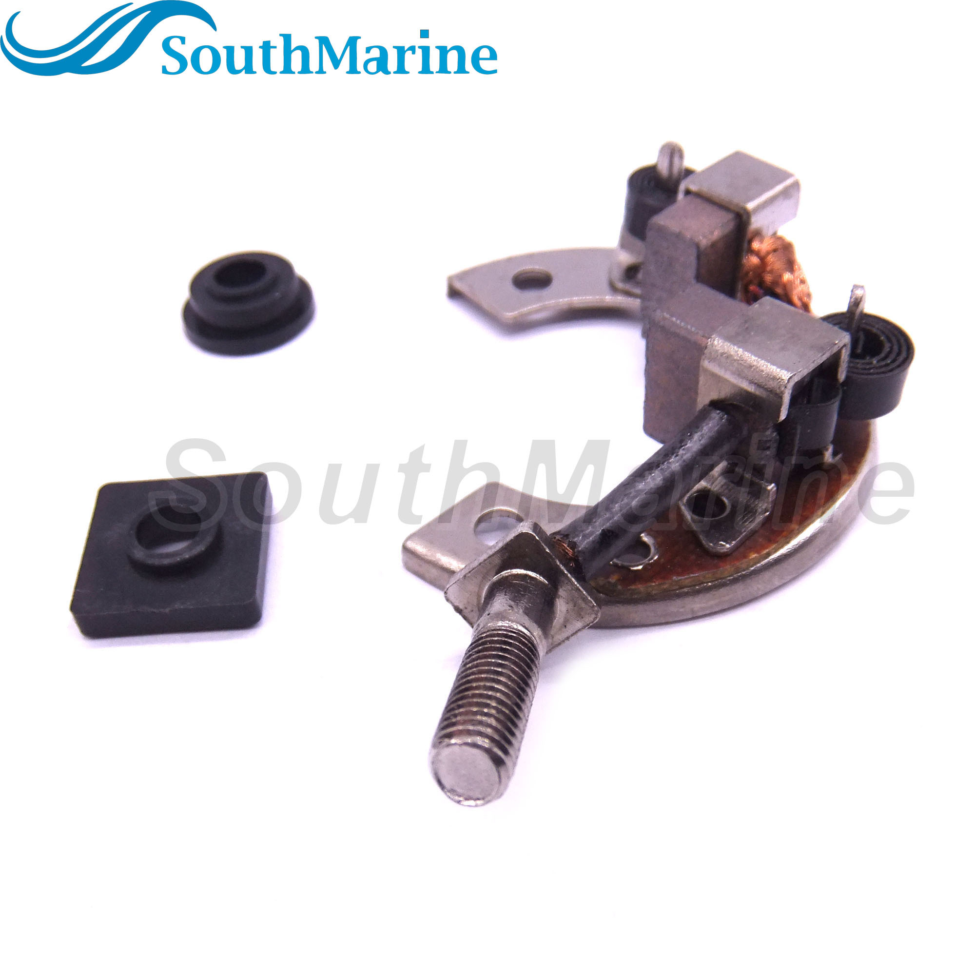 Boat Motor 689-81840-11 Brush Holder for Yamaha Outboard Engine Starter Motor 6HP 8HP 9.9HP 25HP 30HP 40HP 50HP 60HP 70HP, for Sierra Marine 18-56002