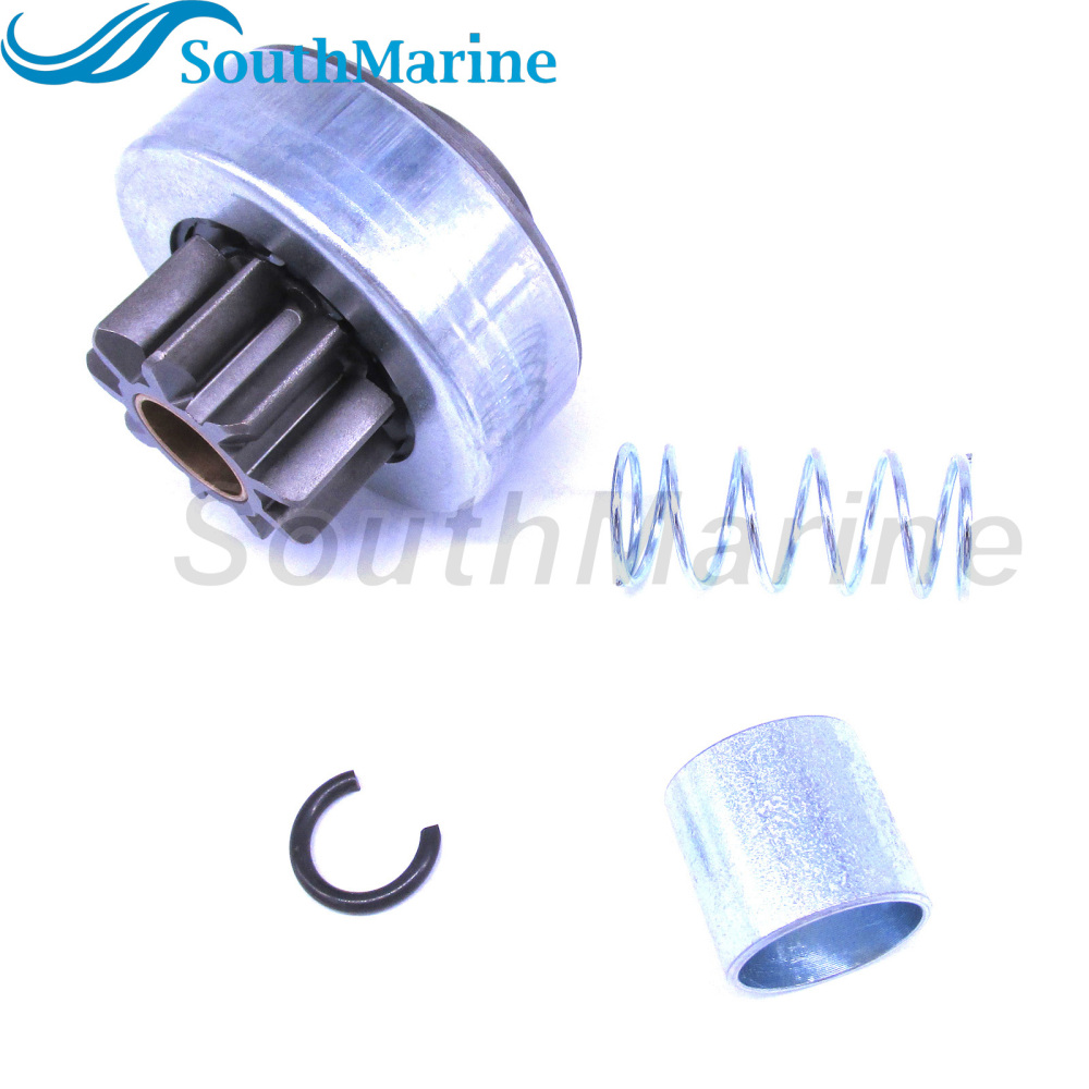 Boat Motor 6E5-81807-11 Starter Drive Gear for Yamaha Outboard Engine 115HP 130HP 150HP 175HP 200HP for ARCO DV526, 9 Tooth