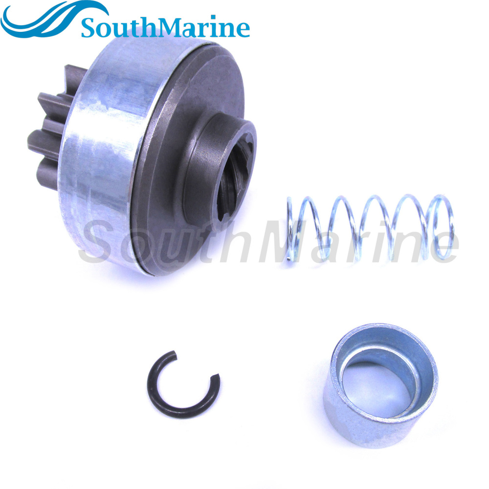 Boat Motor 6E5-81807-11 Starter Drive Gear for Yamaha Outboard Engine 115HP 130HP 150HP 175HP 200HP for ARCO DV526, 9 Tooth