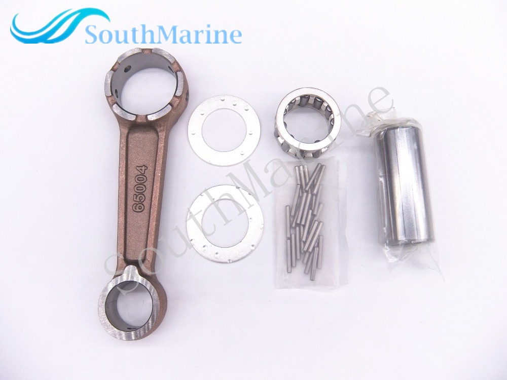 Boat Engine 650-11650-00 682-11650-00 6K4-11650-00 Connecting Rod Kit fits Yamaha 9.9hp 15hp E9.9D E15D EK15N Outboard Motor