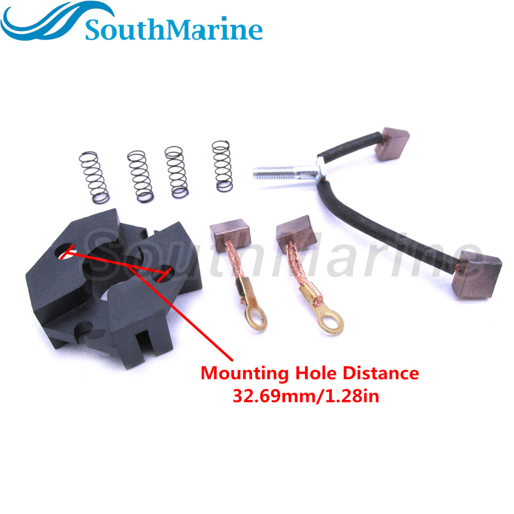Boat Motor 66T-81840-00 Brush Holder for Yamaha Outboard Engine Starter Motor 40HP Enduro E40X E40XMH 40XWT 40XWH