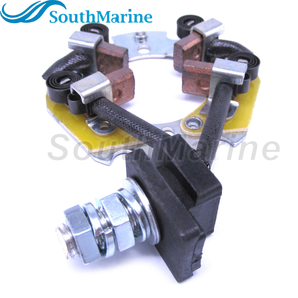 Boat Motor 6E5-81840-10 Brush Holder Assembly for Yamaha Outboard Engine 115HP 130HP 150HP 175HP 200HP for ARCO DV526