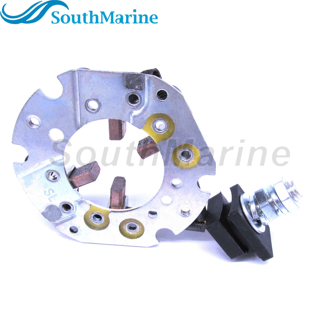 Boat Motor 6E5-81840-10 Brush Holder Assembly for Yamaha Outboard Engine 115HP 130HP 150HP 175HP 200HP for ARCO DV526
