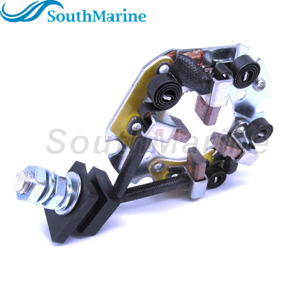Boat Motor 6E5-81840-10 Brush Holder Assembly for Yamaha Outboard Engine 115HP 130HP 150HP 175HP 200HP for ARCO DV526