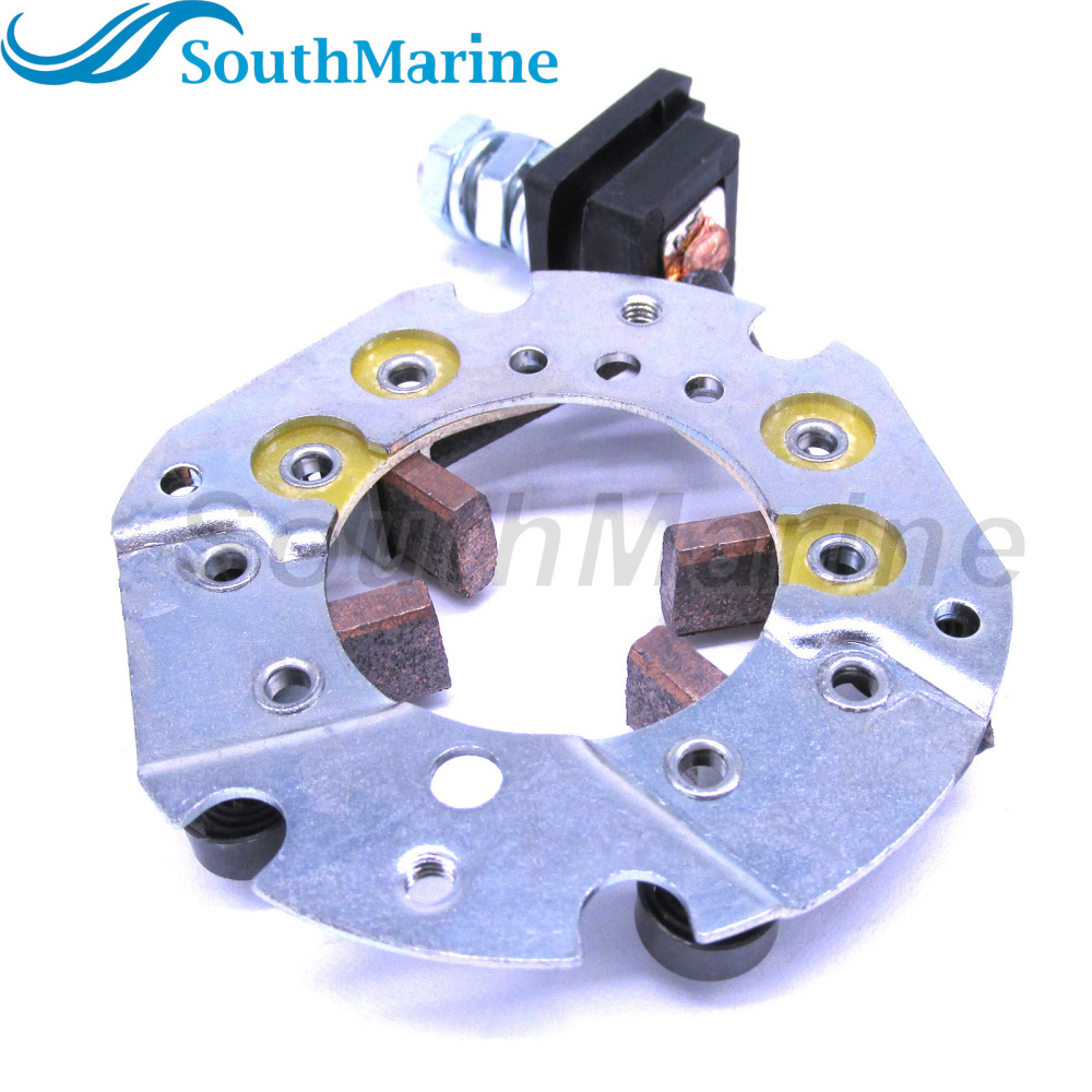 Boat Motor 6E5-81840-10 Brush Holder Assembly for Yamaha Outboard Engine 115HP 130HP 150HP 175HP 200HP for ARCO DV526