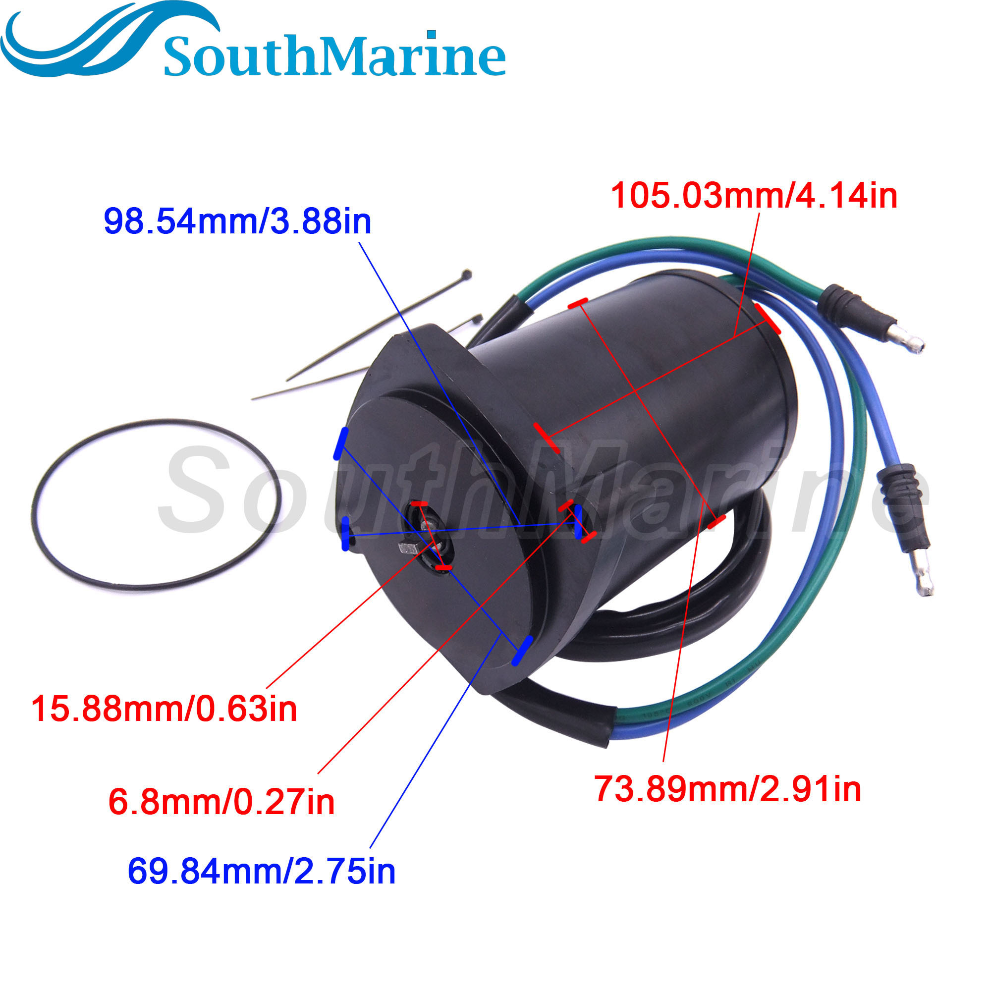 Boat Motor 878265A4 828708T 878265A1 8M0031551 T1082M TM10826 18-6773 6250 Tilt Trim Motor for Mercury Mariner 105HP-250HP Outboard Engine