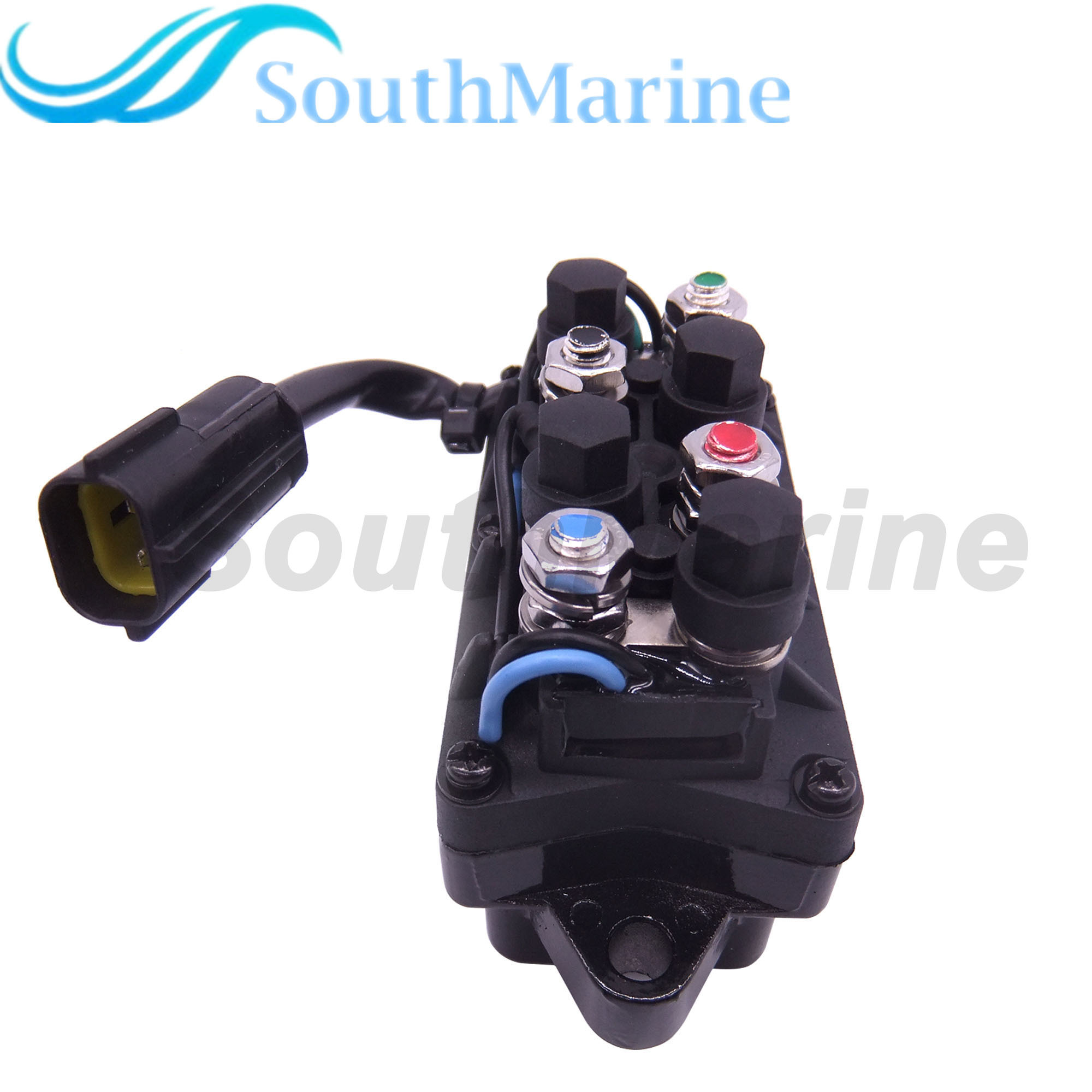 Boat Motor 60V-81950-00 Relay Assy for Yamaha Outboard Engine 200HP 225HP 250HP 300HP,Silver Contacts