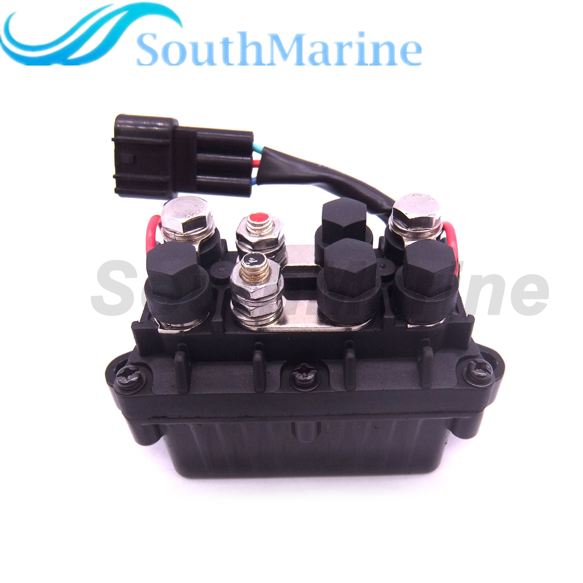 Boat Motor 6AW-81950-00 Relay Assy for Yamaha Outboard Engine 200HP 225HP 250HP 300HP 350HP, Silver Contacts