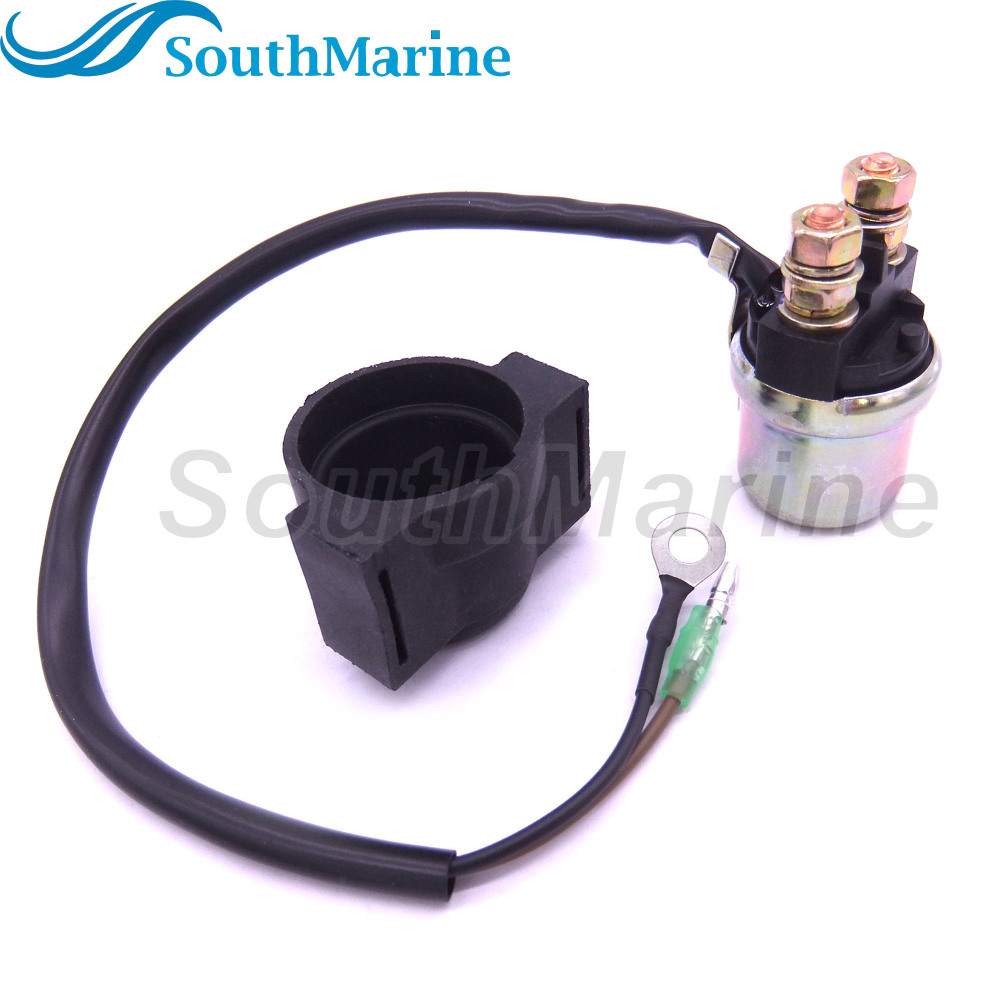 Boat Motor 6G1-8194A-10 6G1-81941-10 68V-8194A-00 Starter Solenoid/Relay Assy for Yamaha Outboard Engine 75HP-100HP 4-Stroke,for Sierra Marine 18-5821