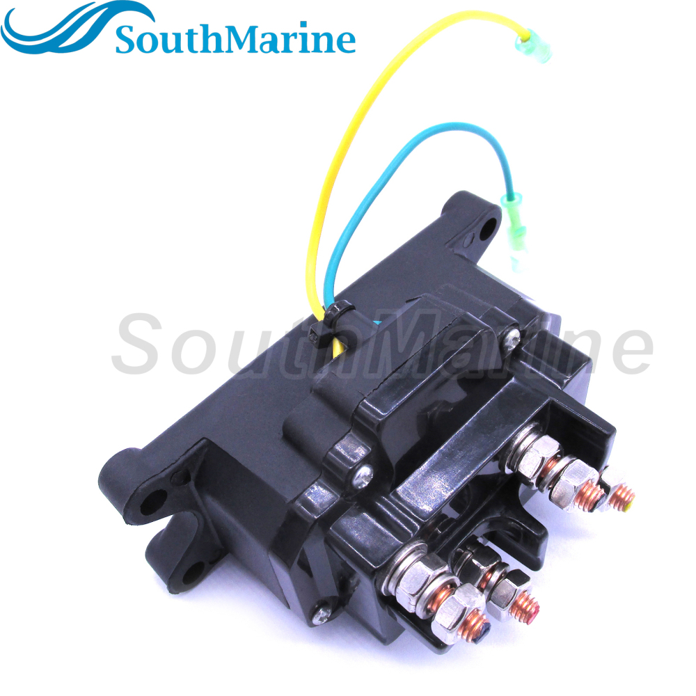 Universal Winch Solenoid Relay Contactor Switch Thumb for UTV ATV 4x4 Vehicles 63070 62135 74900 2875714 70715, 4-Terminals 12V 250A