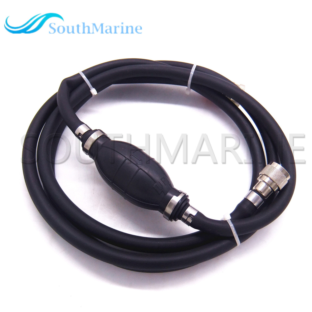 SouthMarine 3B7-70200-3 3B7-70200-4 3B7702003 Fuel Hose Assy with Primer Bulb for Tohatsu & for Nissan Outboard M NS MD 5-90HP 7.93FT