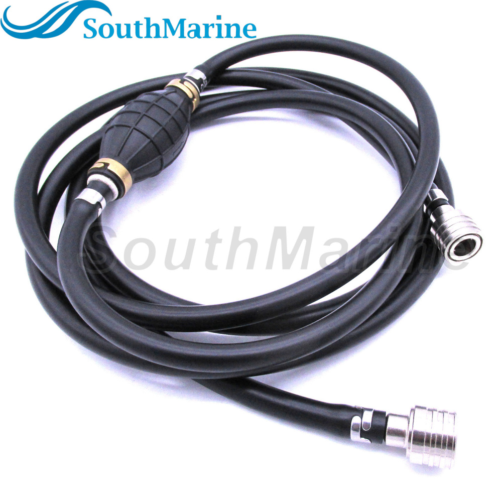 Boat Engine Fuel Hose Assy Connector Pump for Suzuki Marine 65700-95204/5 DT DF 8HP-65HP 2/4-stroke Outboard,Length 10ft/3m,Inner Diameter 1/4in/6mm