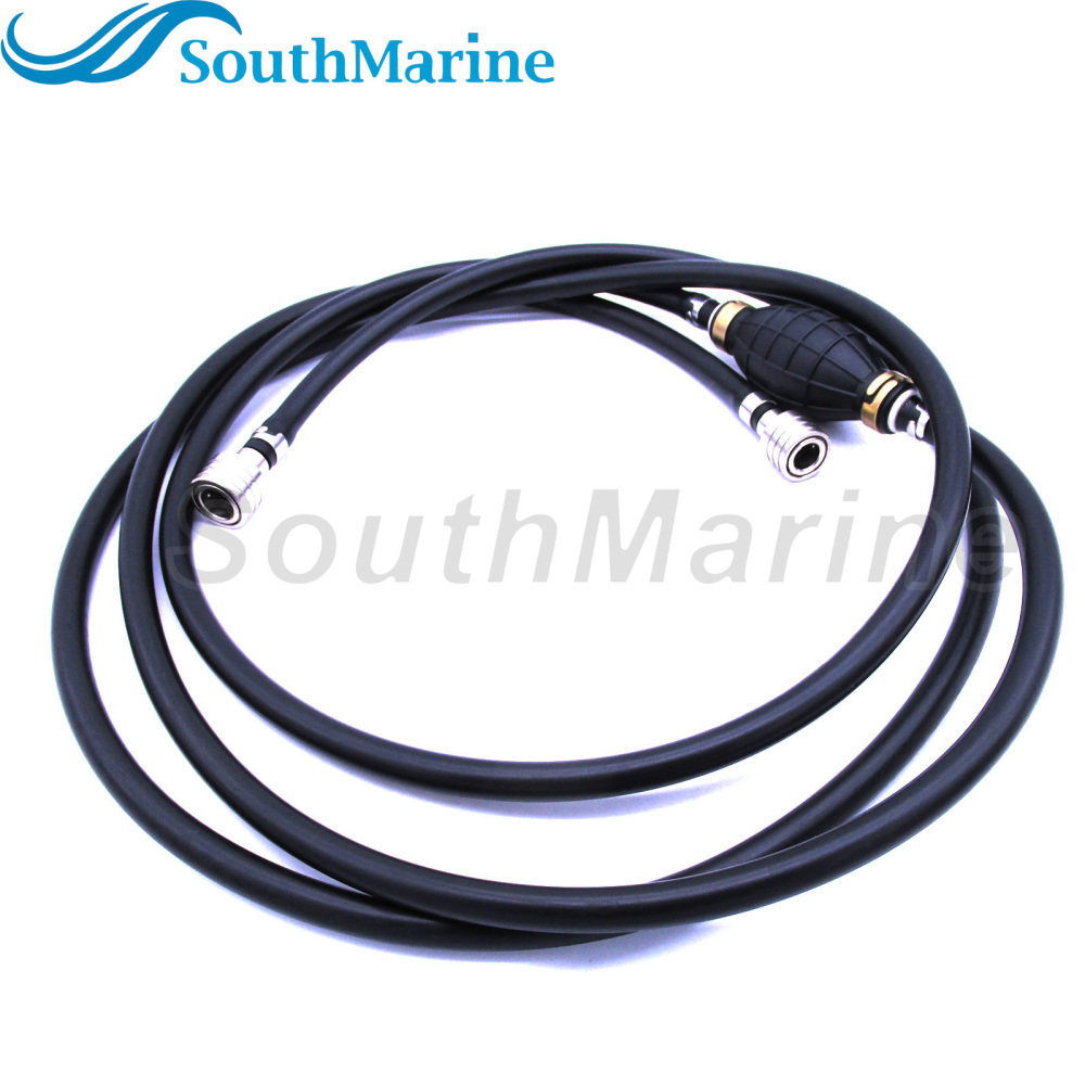 Boat Engine Fuel Hose Assy Connector Pump for Suzuki Marine 65700-95204/5 DT DF 8HP-65HP 2/4-stroke Outboard,Length 10ft/3m,Inner Diameter 1/4in/6mm