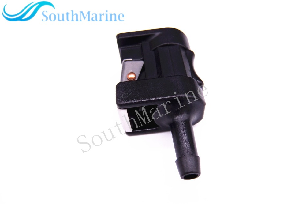 Boat Engine 6Y1-24305-00 01 02 03 04 05 06 Fuel Connector Pipe Joint for Yamaha Parsun HDX 9.9HP-60HP, Tank Side, 1/4" 6mm
