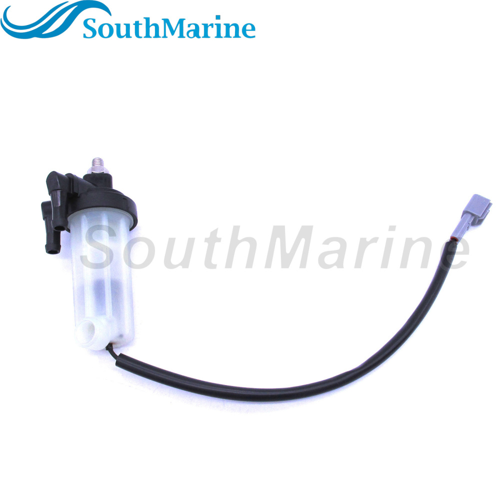 Boat Motor 6D8-24560-00 6D8-24560-01 Fuel Filter Assembly for Yamaha Outboard Engine 50HP 60HP 75HP 90HP 100HP 115HP, 8mm / 5/16in