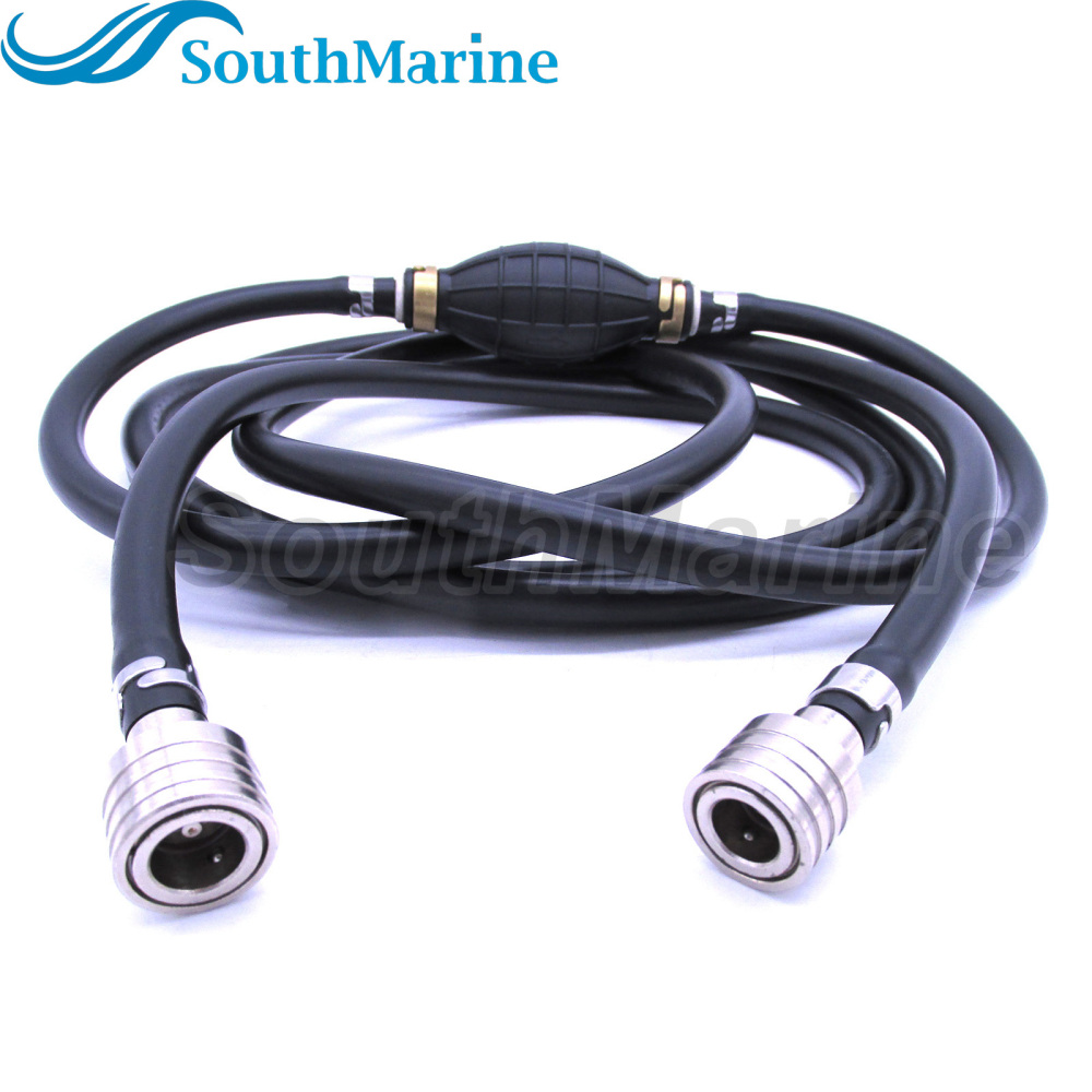 Boat Engine Fuel Hose Assy Connector Pump for Suzuki Marine 65700-95204/5 DT DF 8HP-65HP 2/4-stroke Outboard,Length 10ft/3m,Inner Diameter 1/4in/6mm
