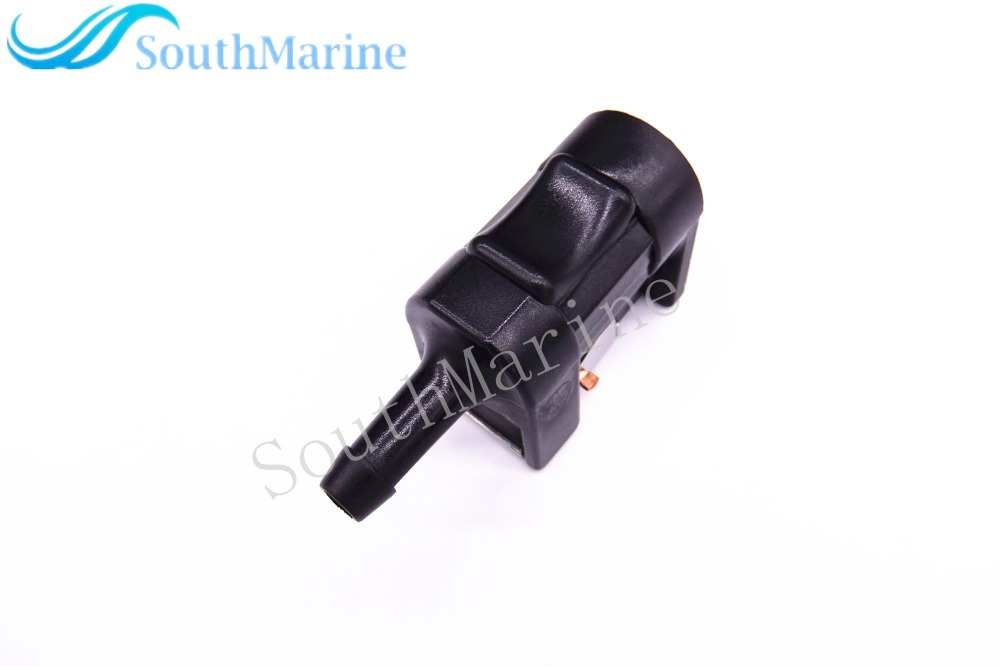 Boat Engine 6Y1-24305-00 01 02 03 04 05 06 Fuel Connector Pipe Joint for Yamaha Parsun HDX 9.9HP-60HP, Tank Side, 1/4" 6mm
