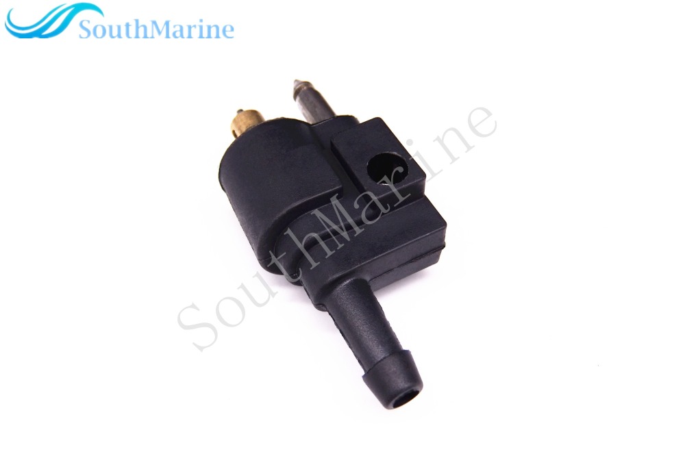 6G1-24304-01/02/10 Fuel Line Connector Pipe Joint Male Fittings for Yamaha Outboard Motor Fuel Tank Hose Pipe 6HP-40HP, 6mm/1/4'' Male,Mount on Engine