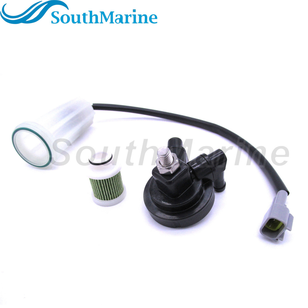 Boat Motor 6D8-24560-00 6D8-24560-01 Fuel Filter Assembly for Yamaha Outboard Engine 50HP 60HP 75HP 90HP 100HP 115HP, 8mm / 5/16in