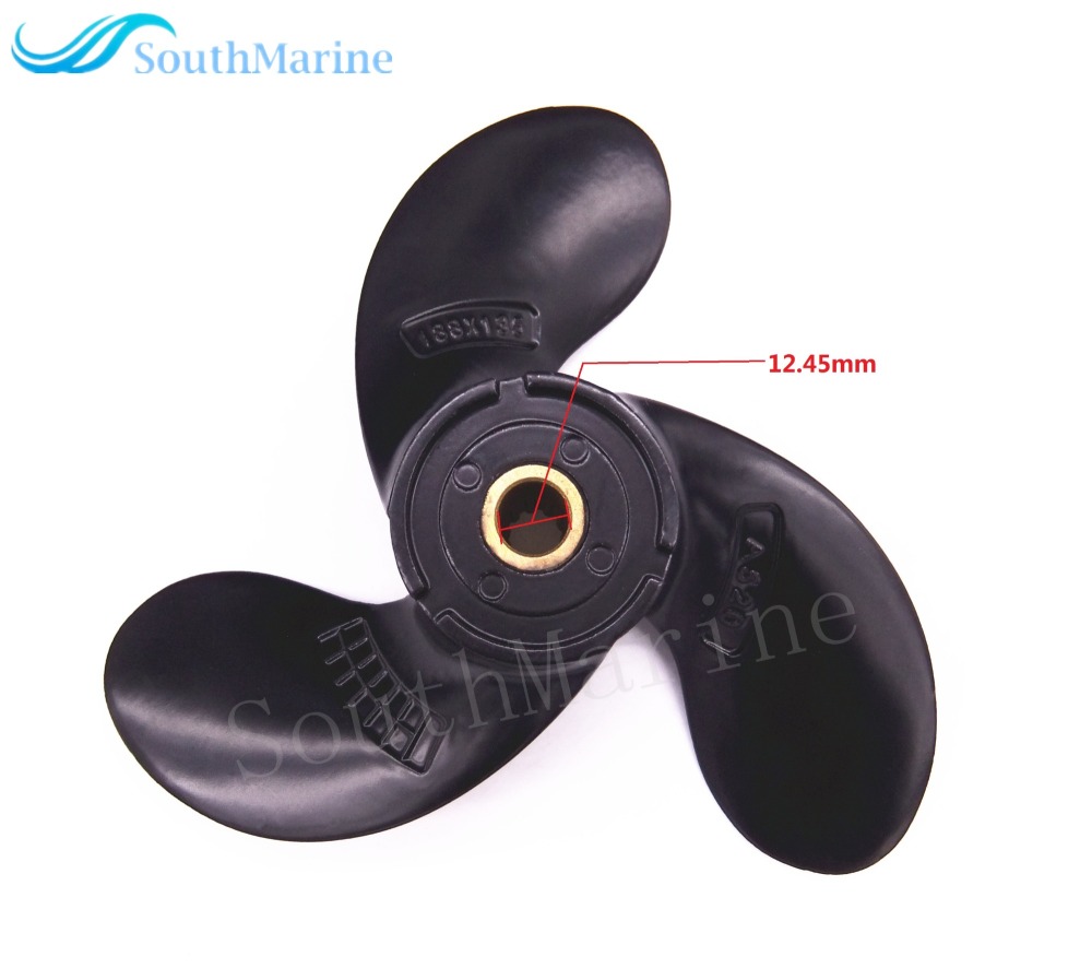 Aluminum Alloy Propeller 58110-97JA0-019 for Suzuki 2.5hp DF2.5 Outboard Motors A520 7 1/2x6