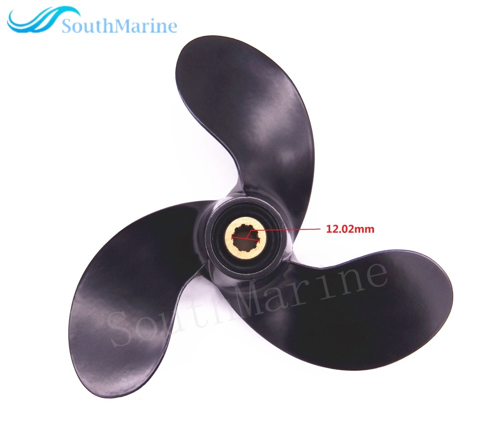 Aluminum Alloy Propeller 58110-97JA0-019 for Suzuki 2.5hp DF2.5 Outboard Motors A520 7 1/2x6