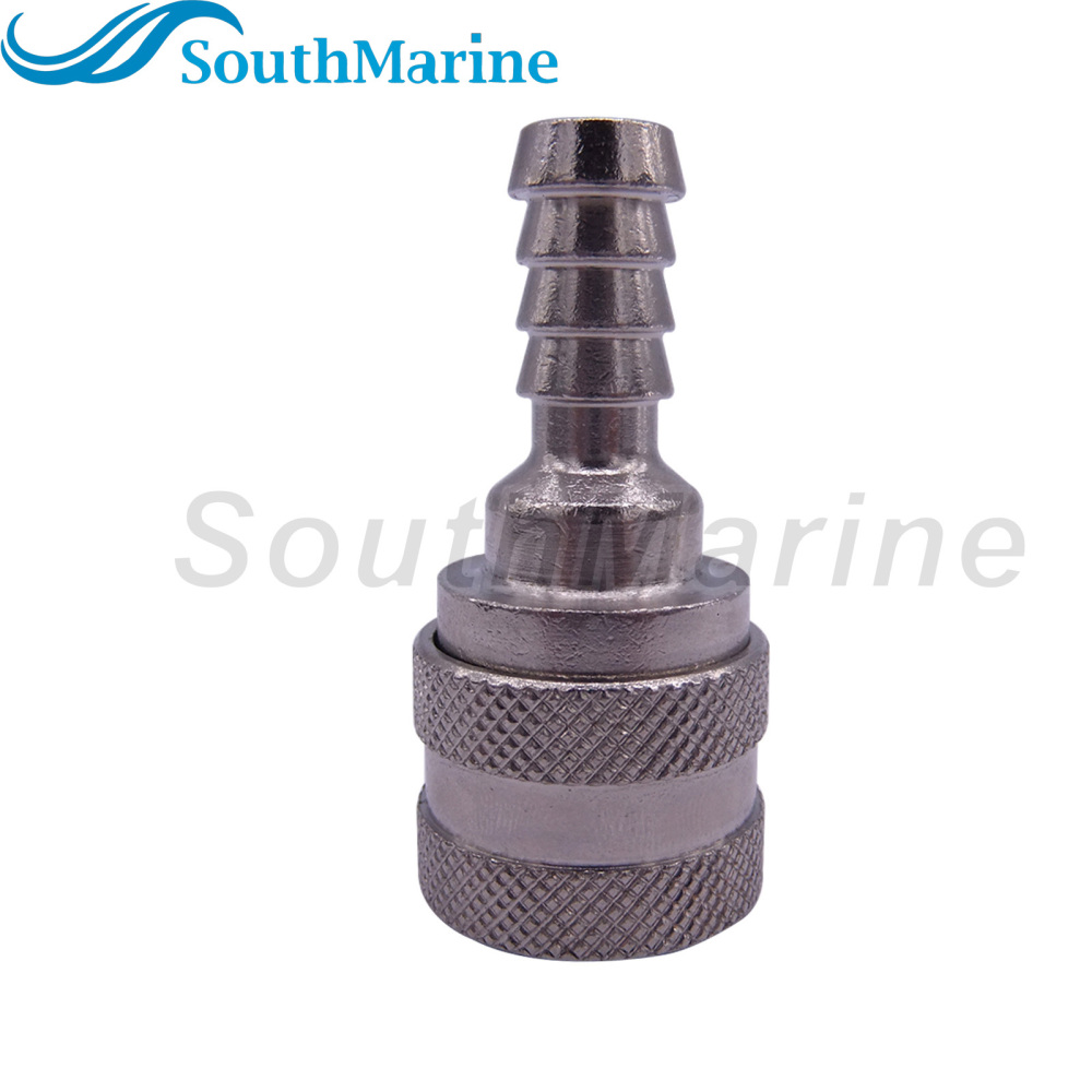Boat Motor 65750-95500 Female Fuel Line Connector (Tank End) for Suzuki Outboard Engine, fits 5/16’’/8mm Hose, 13mm Connector