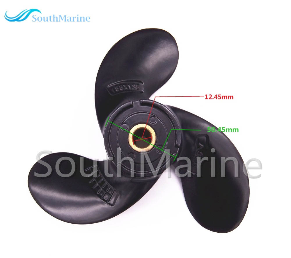 Aluminum Alloy Propeller 58110-97JA0-019 for Suzuki 2.5hp DF2.5 Outboard Motors A520 7 1/2x6