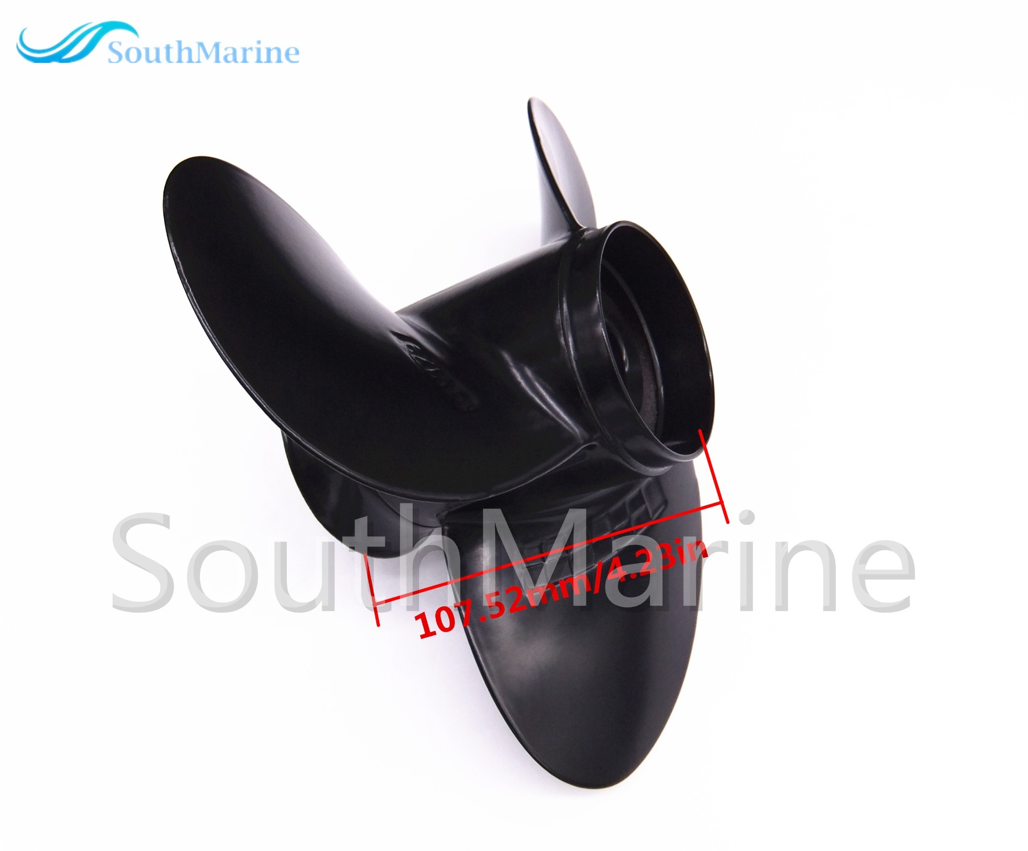 Aluminum Alloy Propeller 9 1/4x9 for Suzuki 9.9HP 15HP Outboard Motors 9 1/4 x 9