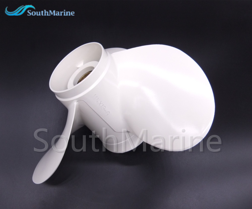 Boat Engine Aluminum Alloy Propeller 11 1/8x13-G for Yamaha 40HP 50HP 55HP Outboard Motors 69W-45945-00-00 11.125x13