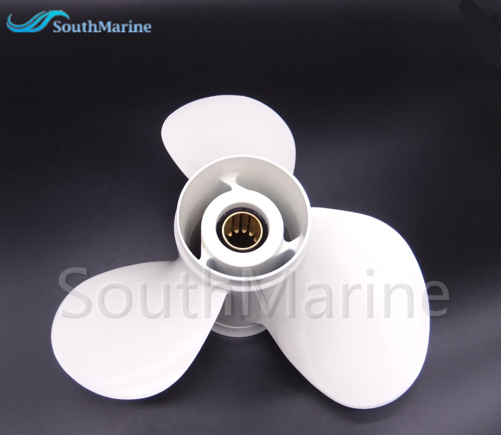 Boat Engine Aluminum Alloy Propeller 11 1/8x13-G for Yamaha 40HP 50HP 55HP Outboard Motors 69W-45945-00-00 11.125x13