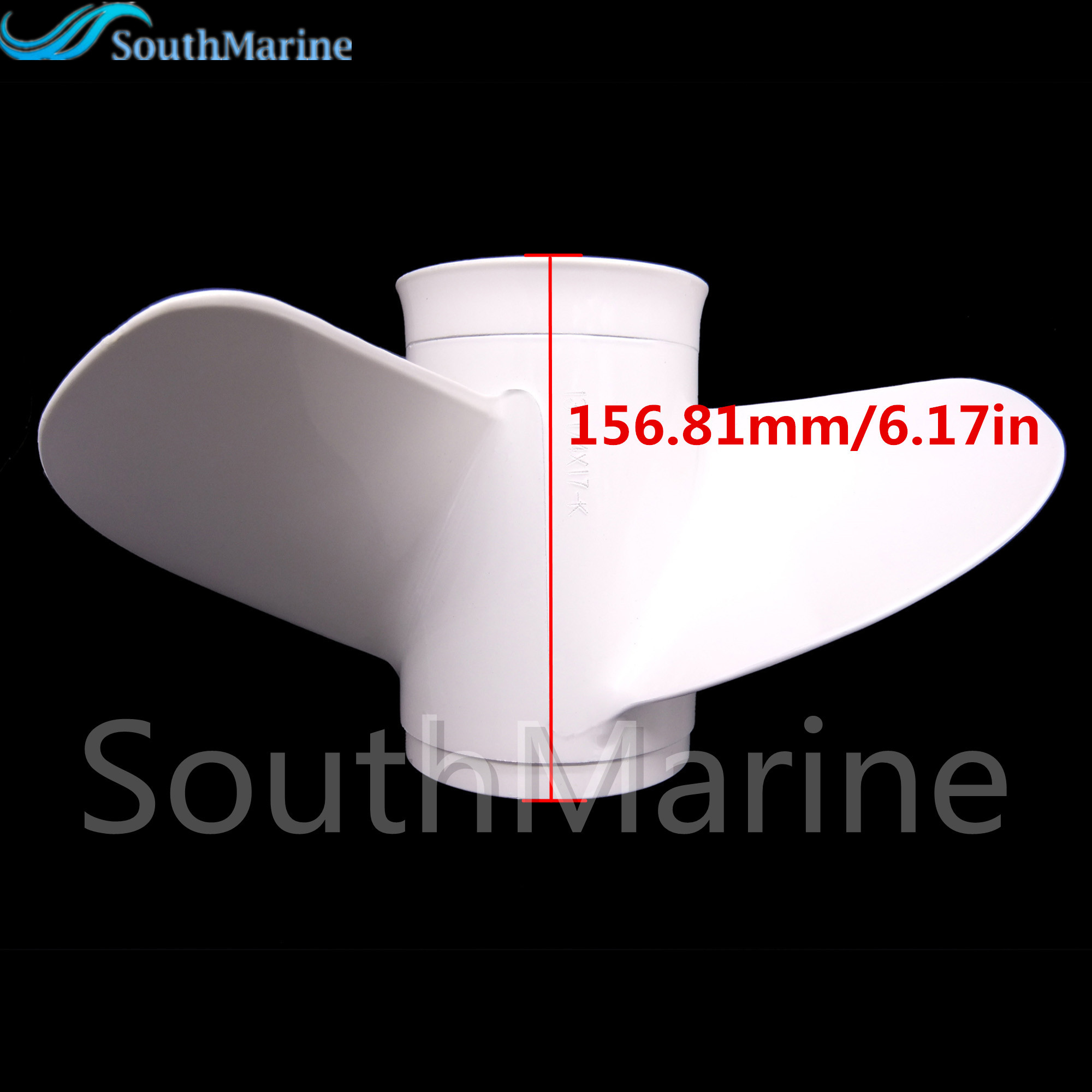 Boat Motor Aluminum Propeller 13 1/4x17-K for Yamaha 60HP 70HP 75HP 80HP 85HP 90HP 115/130HP Outboard Engine 6E5-45945-01-00,6E5-45945-01-EL 13.25x17