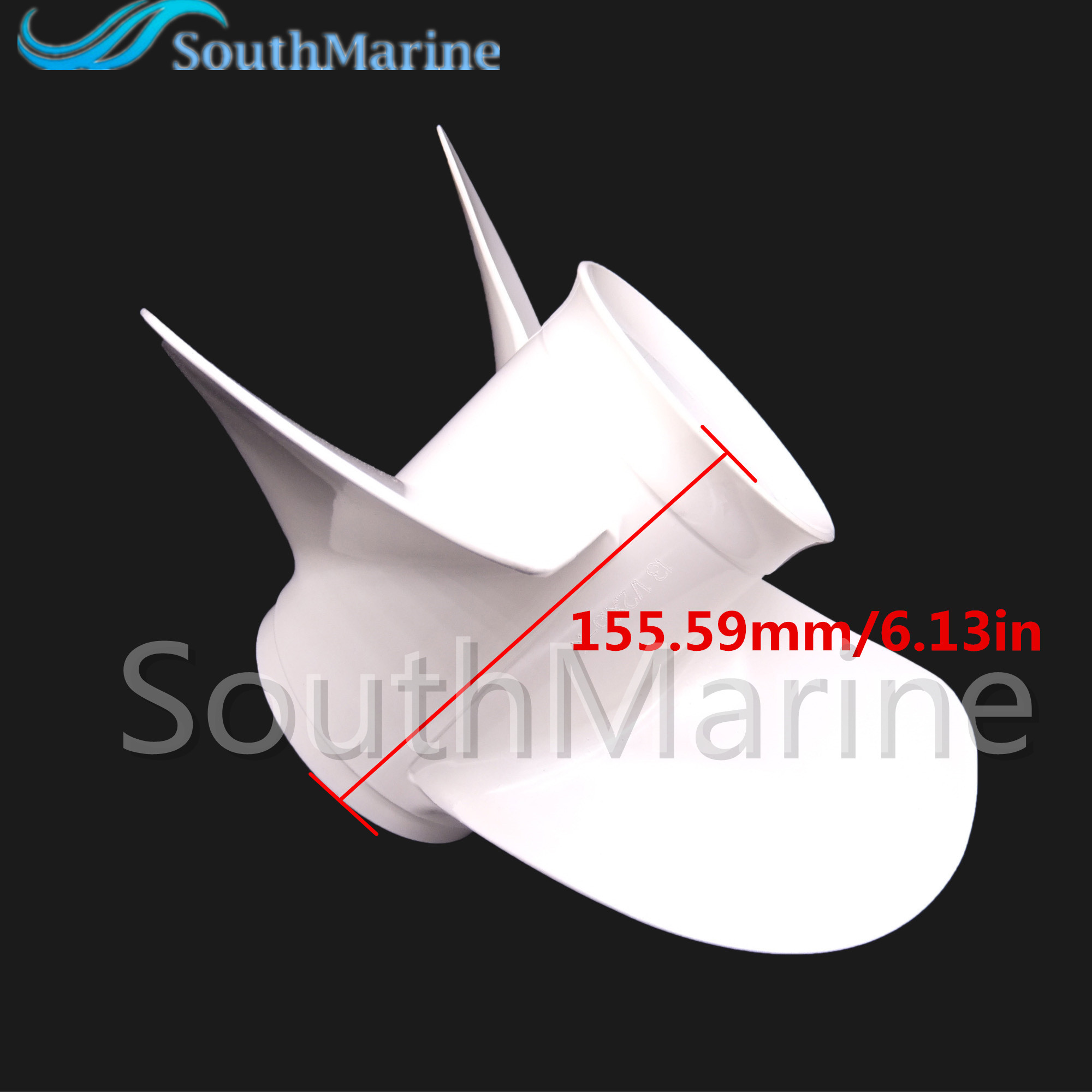 Boat Motor Aluminum Alloy Propeller 6E5-45947-00-EL 13 1/2x15-K for Yamaha 60HP 70HP 75HP 80HP 85HP 90HP 115HP 130HP Outboard