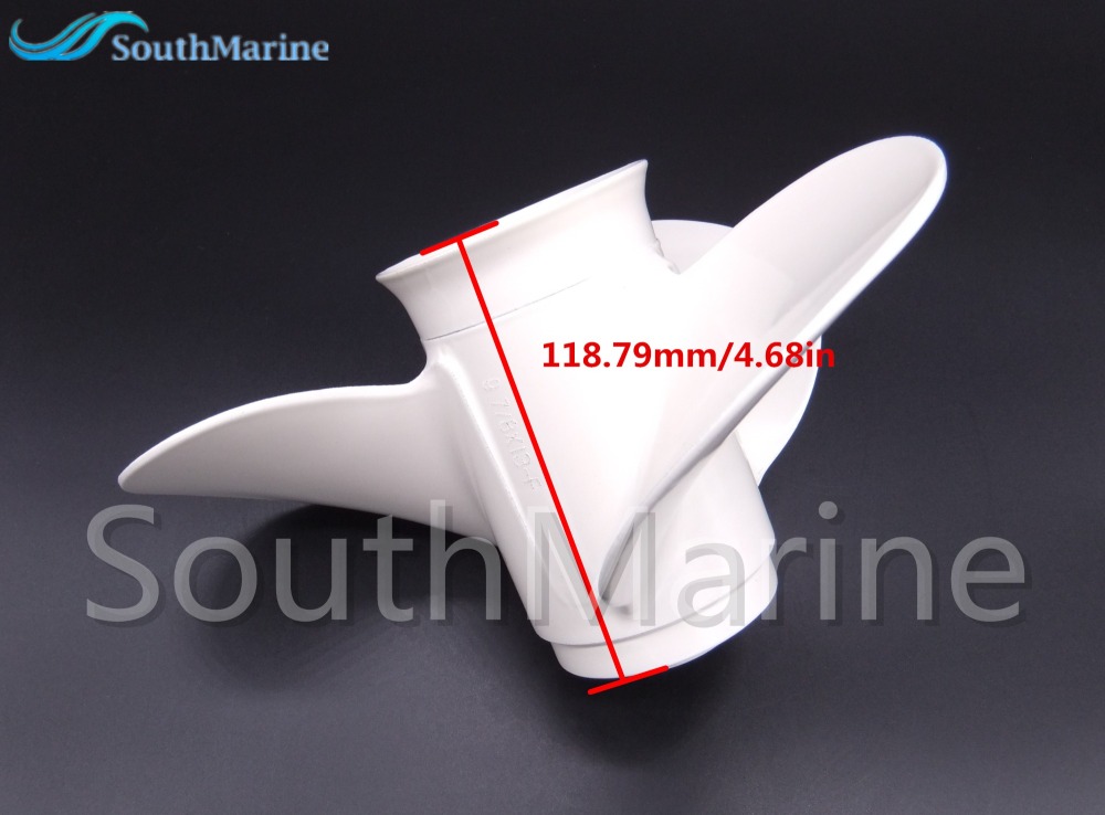 Aluminum Propeller Alloy  9 7/8x13-F for Yamaha 20HP 25HP 30HP Outboard Motor 664-45949-02-00 664-45949-02-EL 9.875x13