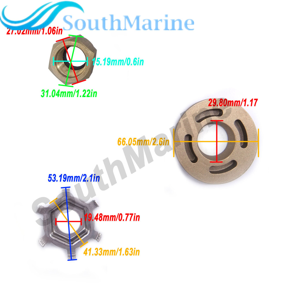 835257Q1 Flo-Torq II Hub Kit for Mercruiser/Alpha/Bravo/Mercury 135-300HP Outboard Engine Propeller
