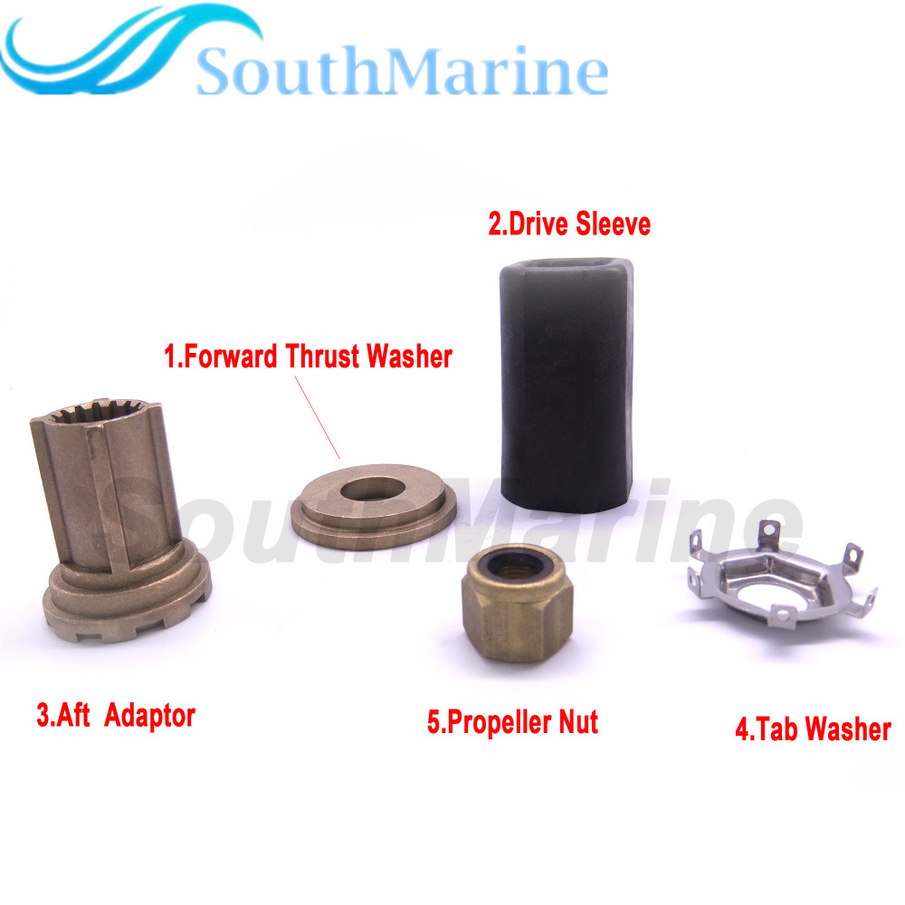 835257Q1 Flo-Torq II Hub Kit for Mercruiser/Alpha/Bravo/Mercury 135-300HP Outboard Engine Propeller