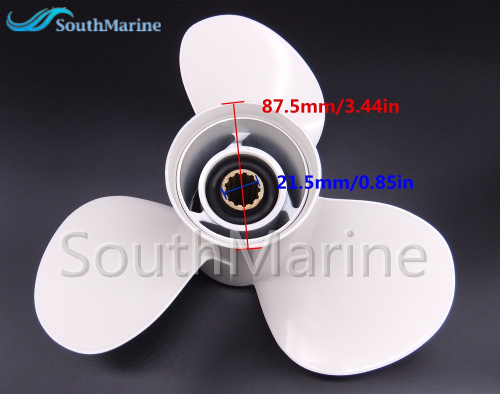 Aluminum Alloy Propeller 11 3/8x12 for Yamaha 25HP 30HP 40HP 45HP 50HP 55HP 60HP Outboard Motor 69W-45952-00 11.375x12