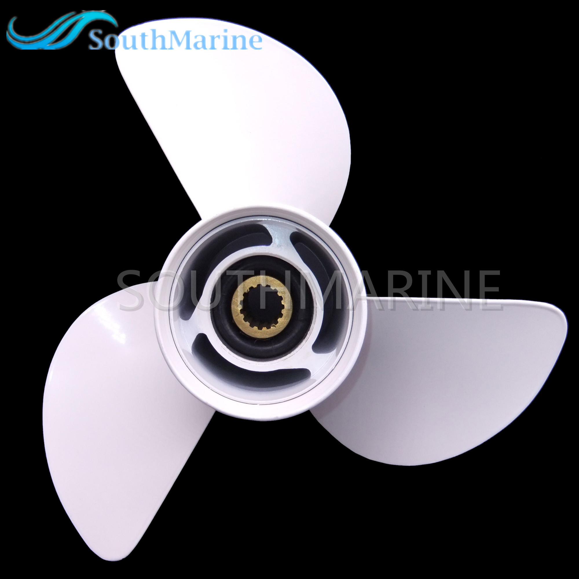 Boat Motor Aluminum Propeller 13 1/4x17-K for Yamaha 60HP 70HP 75HP 80HP 85HP 90HP 115/130HP Outboard Engine 6E5-45945-01-00,6E5-45945-01-EL 13.25x17