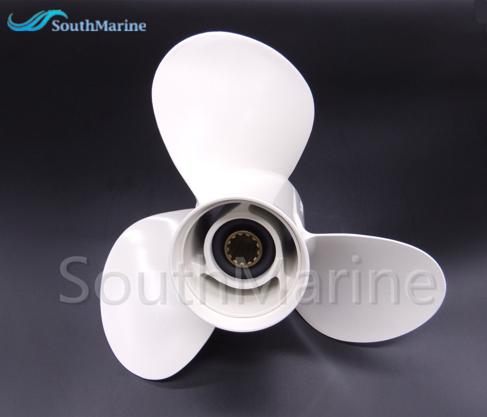 Boat Engine Aluminum Alloy Propeller 11 1/8x13-G for Yamaha 40HP 50HP 55HP Outboard Motors 69W-45945-00-00 11.125x13