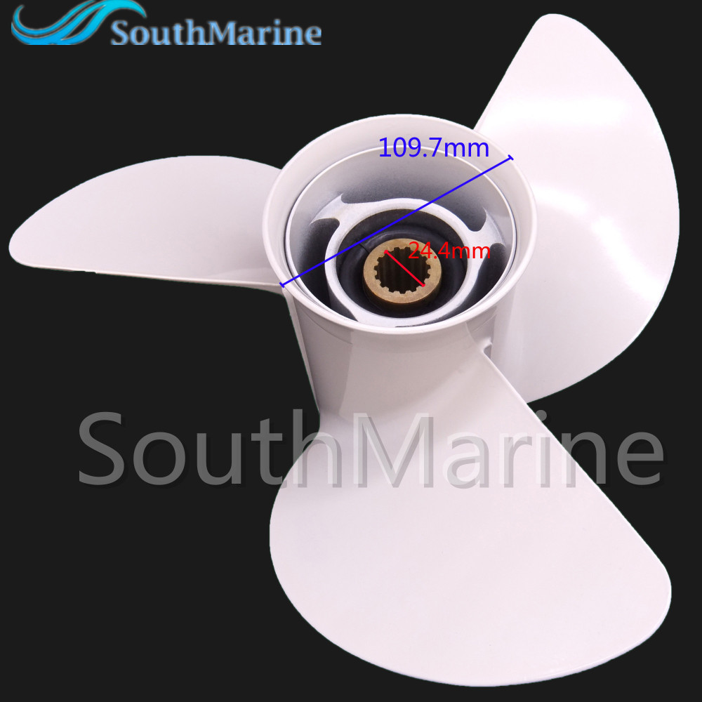Boat Motor Aluminum Alloy Propeller 6E5-45947-00-EL 13 1/2x15-K for Yamaha 60HP 70HP 75HP 80HP 85HP 90HP 115HP 130HP Outboard