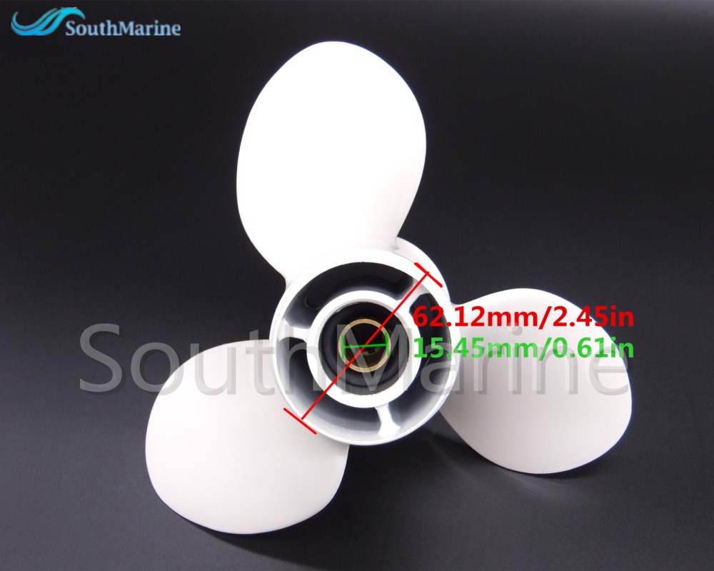 Aluminum Alloy Propeller 9 1/4x11-J for Yamaha 9.9HP 15HP Outboard Motor 63V-45943-10-00 9.25x11