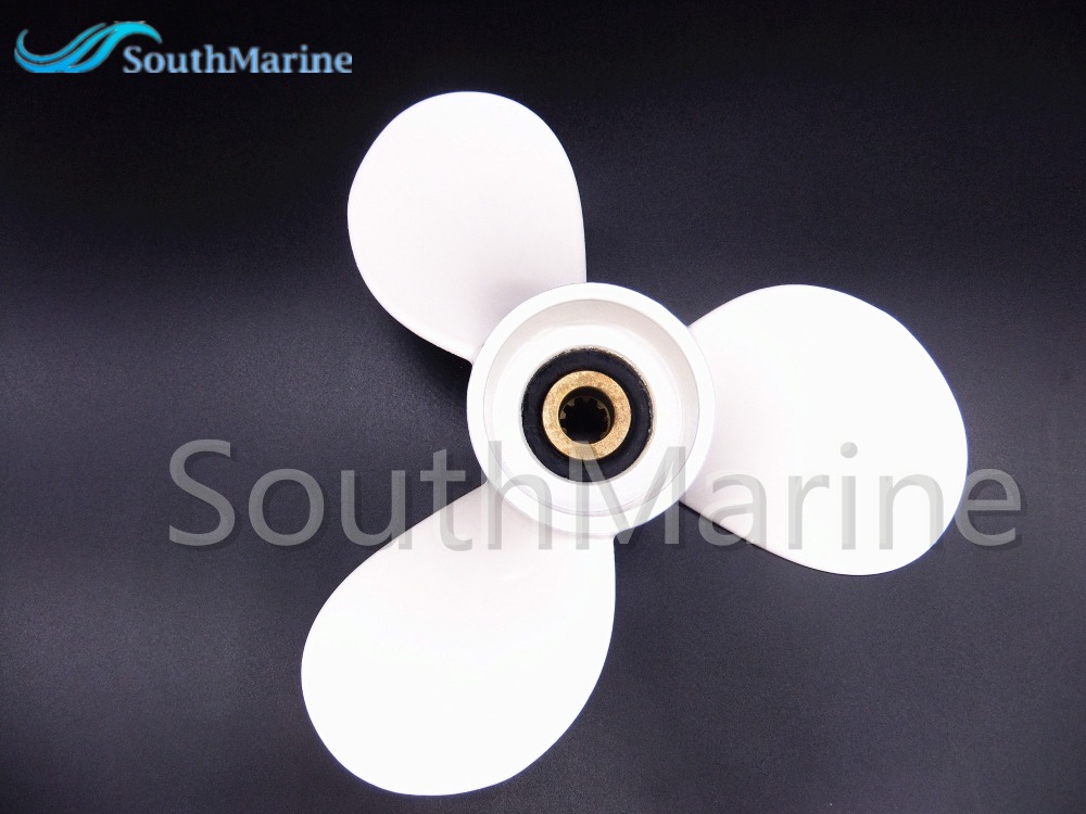 Aluminum Alloy Propeller 7 1/2x8-BA for Yamaha 4hp 5hp 6hp 4A 4M 5M 5C F4 F6L F6S F5A F6C Outboard Motors 6E0-45941-01-00 7.5x8