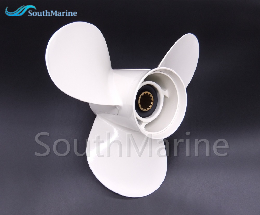 Boat Engine Aluminum Alloy Propeller 11 1/8x13-G for Yamaha 40HP 50HP 55HP Outboard Motors 69W-45945-00-00 11.125x13