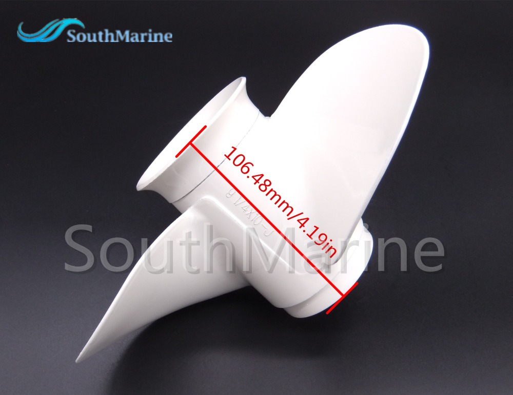 Boat Engine Aluminum Alloy Propeller 9 1/4x10-J for Yamaha 9.9HP 15HP Outboard Motor 63V-45952-10-00 9.25x10