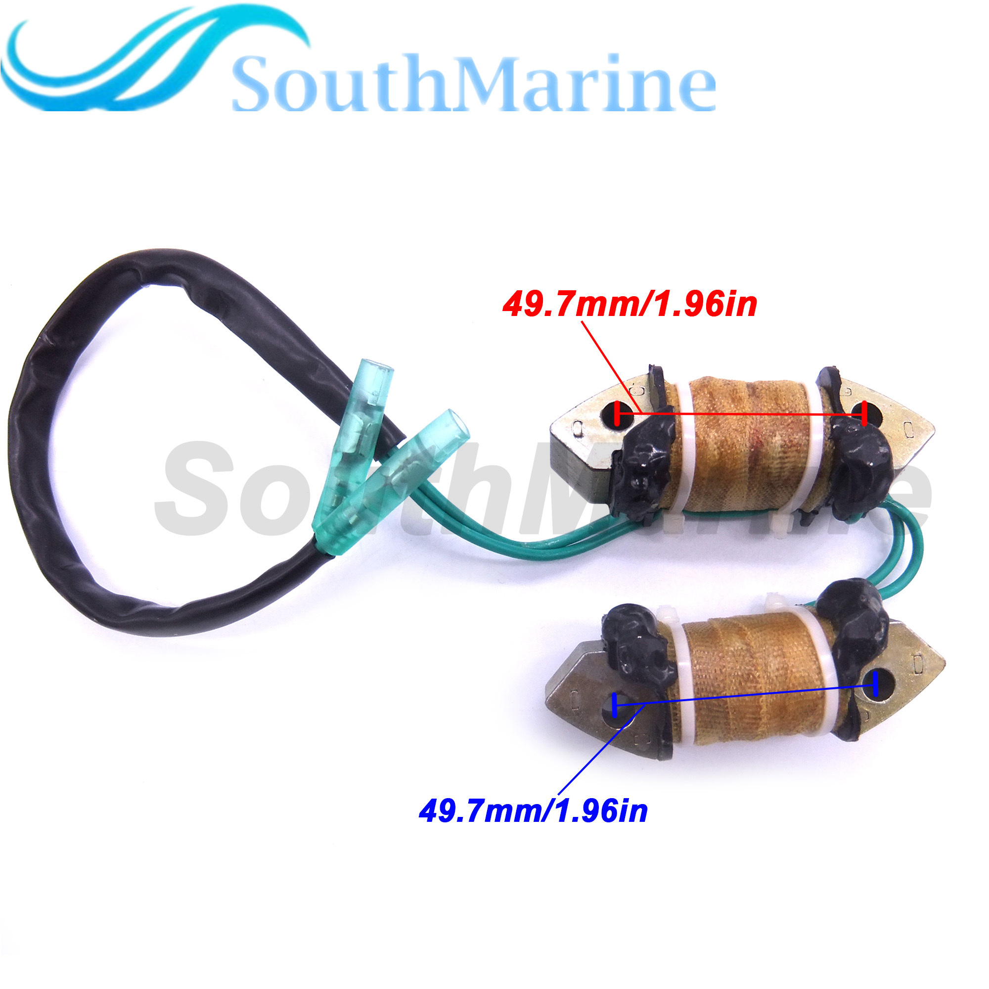 Boat Motor 68T-85533-10 Lighting Coil Assy for Yamaha 4-Stroke Outboard Engine 8HP 9.9HP