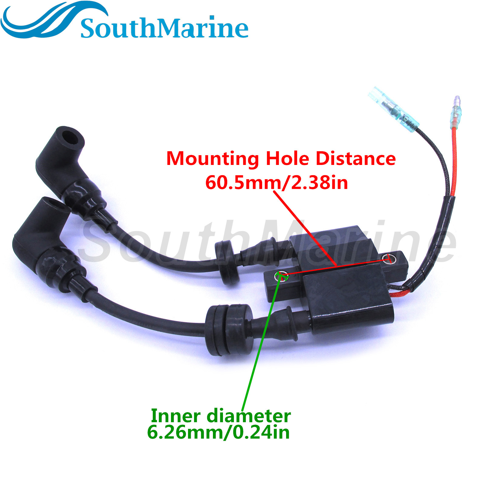 Boat Motor 680-85570-00 680-85570-01 680-85570-02 Ignition Coil Assy for Yamaha Outboard Engine 4-Stroke 8HP 9.9HP,fits Sierra Marine 18-5138