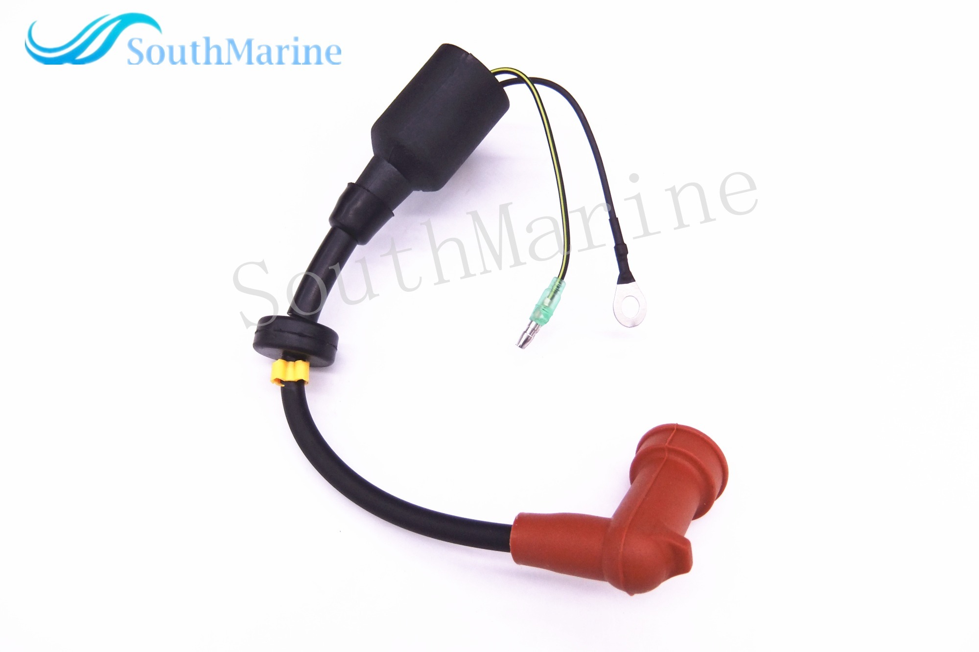Boat Engine 63V-85570-00 63V-85570 Ignition Coil for Yamaha 9.9HP 15HP 2-Stroke 1996-2009 Outboard Engine